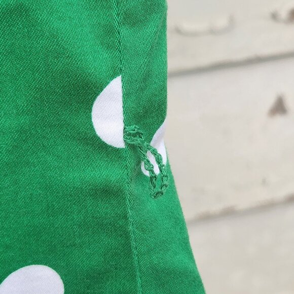 Quintessential ANNE KLEIN - 100 % cotton sz4 fully lined Summer Dress Green - Picture 3 of 6